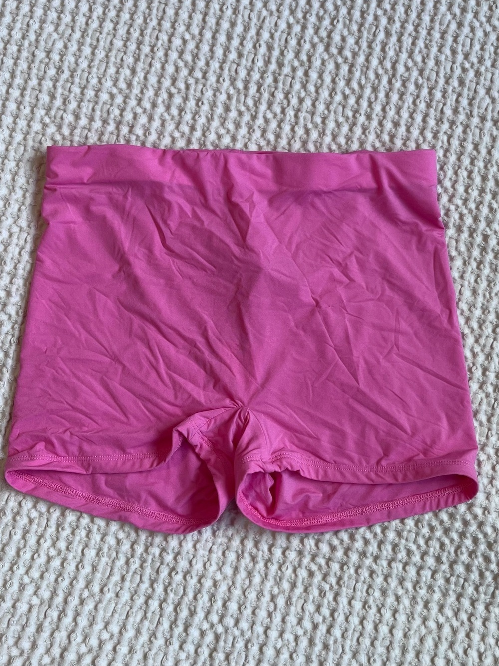 Naked Wardrobe Pink Hot Shorts Size XS / Curve Hugging Body Contouring